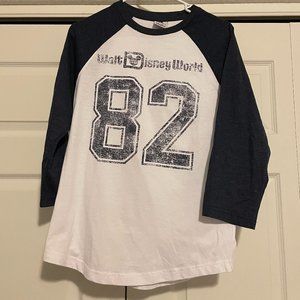 Official Walt Disney World Authentic Vintage 82 3/4 sleeve